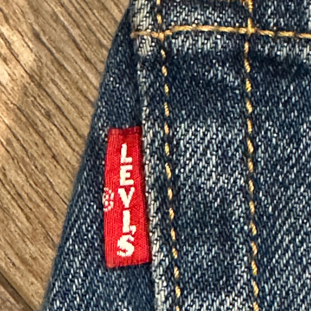 Rare Women’s premium Quality Levi's Denim Jeans Big E Size24 Ribcage Boot $69 🔥
